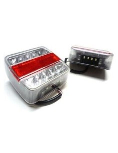 Lampe lt-70 weiss-rot LED