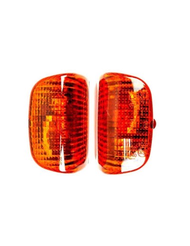 2x Blinker Zusatzblinker für Schlepper Baumaschinen Bagger mit 4x 12V Glühbirnen