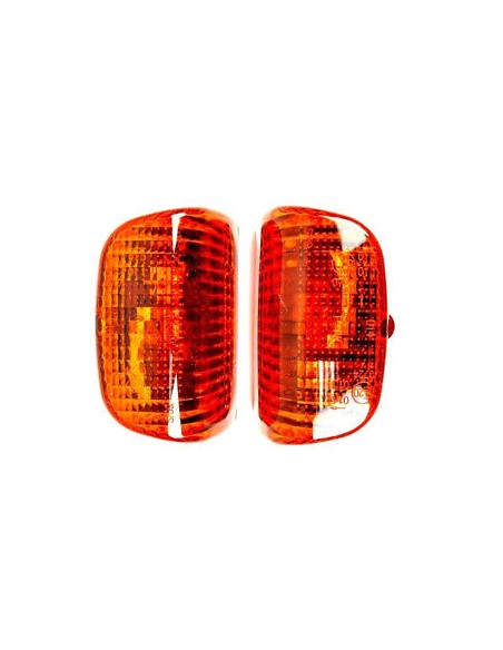 2x Blinker Zusatzblinker für Schlepper Baumaschinen Bagger mit 4x 12V Glühbirnen