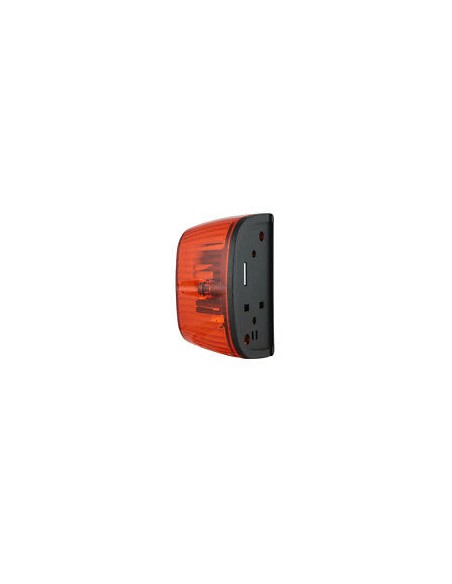 2x Blinker Zusatzblinker für Schlepper Baumaschinen Bagger mit 4x 12V Glühbirnen