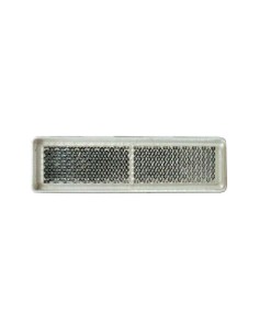 4x Rückstrahler weiß Reflektor 69x20x6 mm Selbstklebend Anhänger Katzenauge SET 2