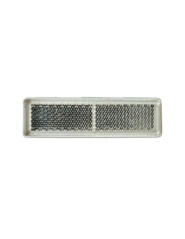 4x Rückstrahler weiß Reflektor 69x20x6 mm Selbstklebend Anhänger Katzenauge SET
