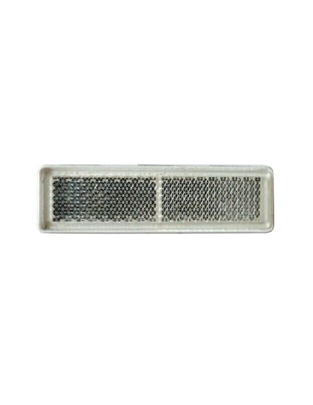 4x Rückstrahler weiß Reflektor 69x20x6 mm Selbstklebend Anhänger Katzenauge SET