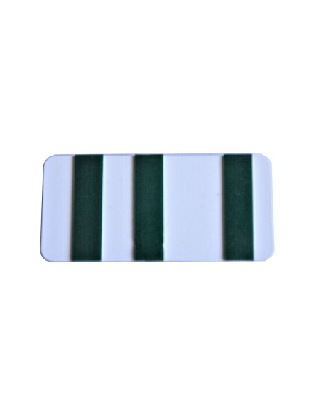 4x Rückstrahler weiß Reflektor 94x44x7 mm Selbstklebend Anhänger Katzenauge SET