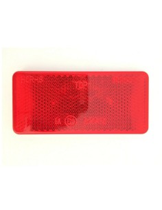 4x Rückstrahler Rot Reflektor 94x44x7 mm Selbstklebend Anhänger Katzenauge SET 2