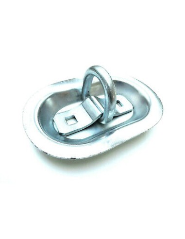 4x Einbau Zurrmulde mit D-Ring Zurrring  Zurröse 150x101 mm 2000 kg Anhänger SET
