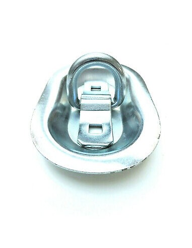4x Einbau Zurrmulde mit D-Ring Zurrring  Zurröse 150x101 mm 2000 kg Anhänger SET