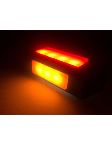 LED Umrissleuchte 90x25x35mm Anhänger LKW Trailer 12/24 V Weiß Rot Gelb m. Kabel