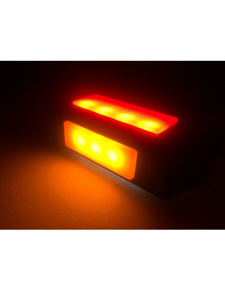 LED Umrissleuchte 90x25x35mm Anhänger LKW Trailer 12/24 V Weiß Rot Gelb m. Kabel