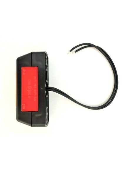 LED Umrissleuchte 90x25x35mm Anhänger LKW Trailer 12/24 V Weiß Rot Gelb m. Kabel