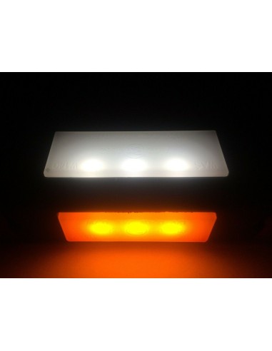 LED Umrissleuchte 90x25x35mm Anhänger LKW Trailer 12/24 V Weiß Rot Gelb m. Kabel