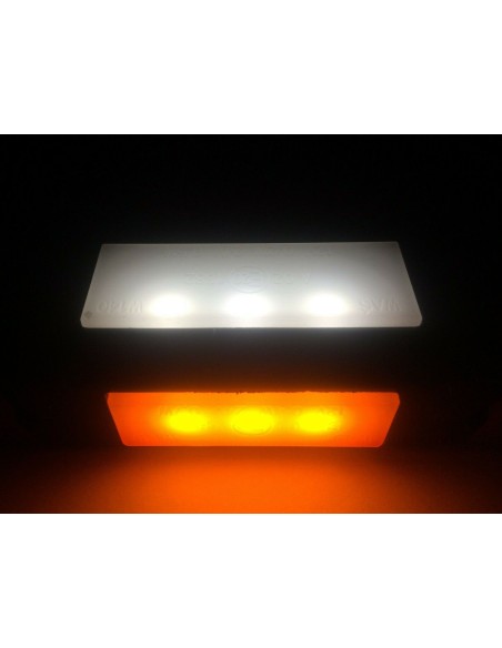 LED Umrissleuchte 90x25x35mm Anhänger LKW Trailer 12/24 V Weiß Rot Gelb m. Kabel