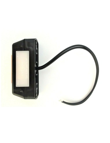 LED Umrissleuchte 90x25x35mm Anhänger LKW Trailer 12/24 V Weiß Rot Gelb m. Kabel