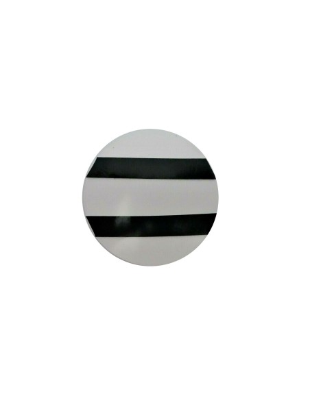 2x weiss rund Reflektor 78 mm Rückstrahler Katzenauge Selbstklebend Anhänger SET
