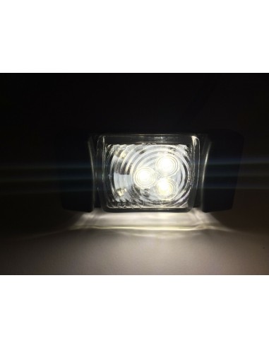 Weiß LED Umrissleuchte Begrenzungsleuchte 12V 24V Anhänger LKW 73x33x17 Kabel