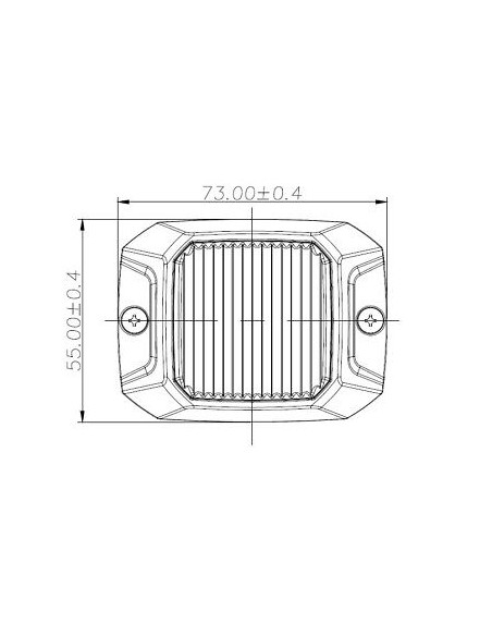 LED Stroboskoplampe 10W gelb R10 R65 XA2