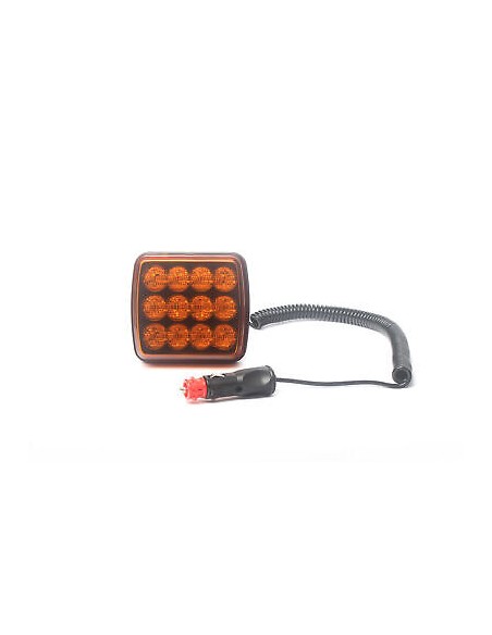 Stroboskoplampe 12xLED 12  24V Magnet