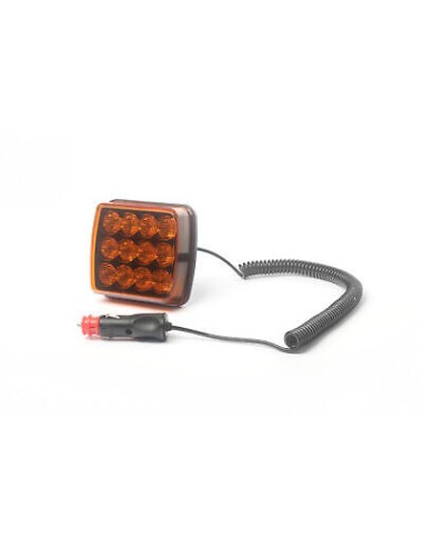 Stroboskoplampe 12xLED 12  24V Magnet