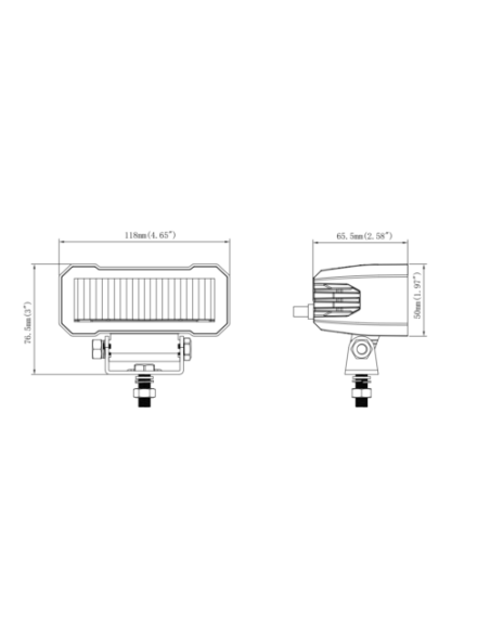 2xLED 1224V Straßenscheinwerfer