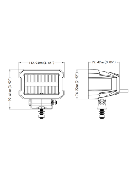 SCHEINWERFER EINFASSUNG OHNE + POSITION