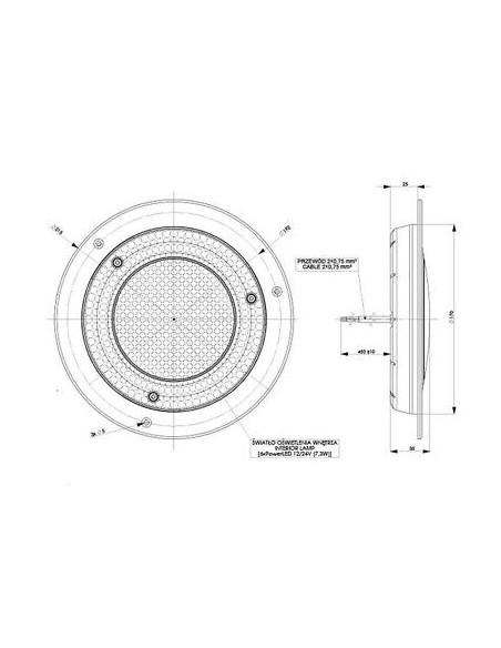 Innenraumleuchte LWD535 LED