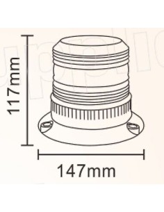 LED-Warnleuchte für Gabelstapler 10-110V R10 2