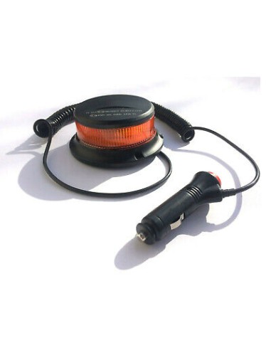 Orange Rundumlicht 18 LED mit ECE R65 R10 Magnet 3Blitzmuster 12/24V Warnleuchte