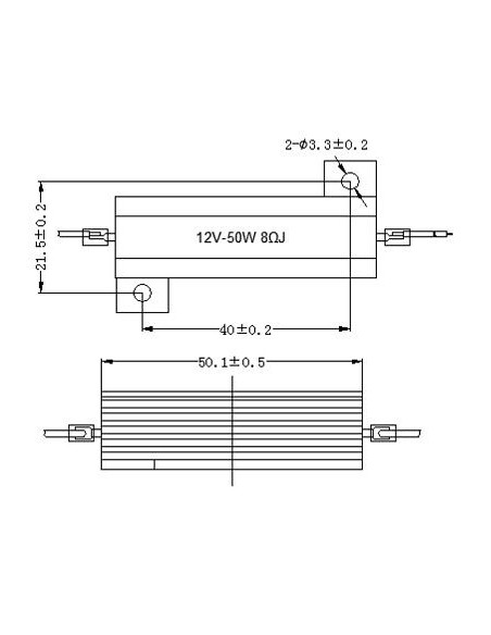 Der Dummy - Lastwiderstand für LED - Lampe 12V