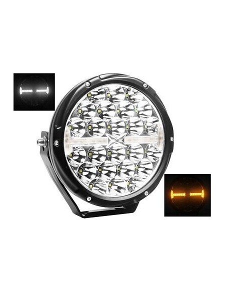 Headlight LED + position light + strobo amber