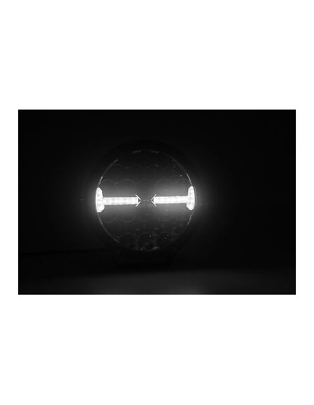 Headlight LED + position light + strobo amber