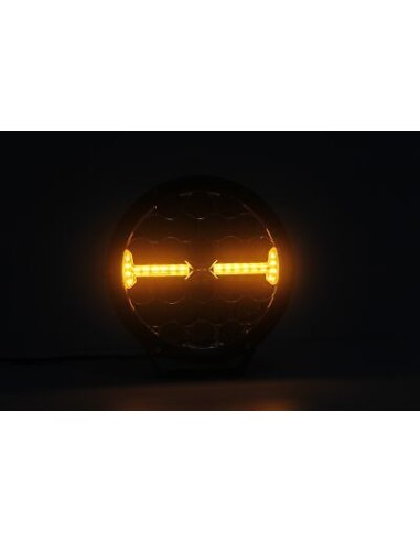 Headlight LED + position light + strobo amber