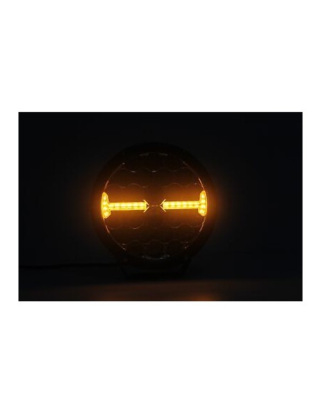 Headlight LED + position light + strobo amber