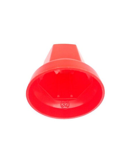 40x Rot Radmutterkappen Ø32 mm Radmutterabdeckung Radmutterschutz Kappe LKW