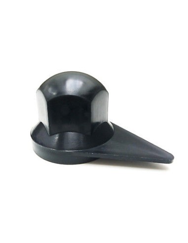 10x Radmutterkappen mit Positionsanzeige Radmutterabdeckung LKW Ø33 mm Schwarz