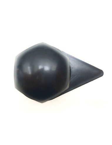 10x Radmutterkappen mit Positionsanzeige Radmutterabdeckung LKW Ø33 mm Schwarz
