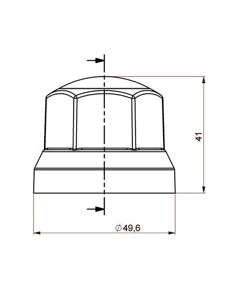 10x Grau Radmutterkappen Ø32 mm  Radmutterabdeckung Radmutterschutz Kappe LKW