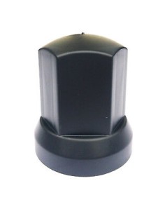 60x Radmutterkappen Ø32 mm Schwarz Radmutterabdeckung Radmutterschutz Kappe LKW