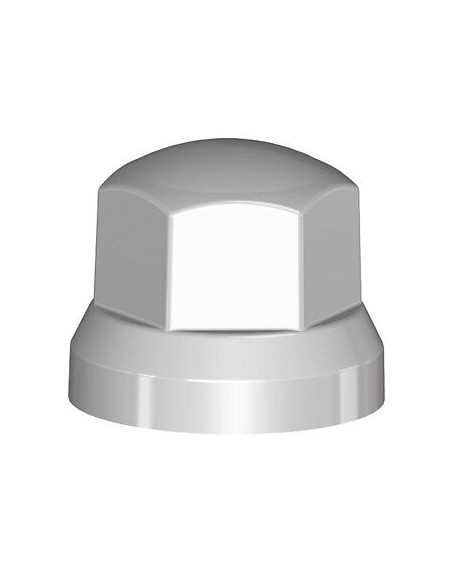 40x Radmutterkappen Ø33 mm Radmutterabdeckung Radmutterschutz Kappe LKW Grau