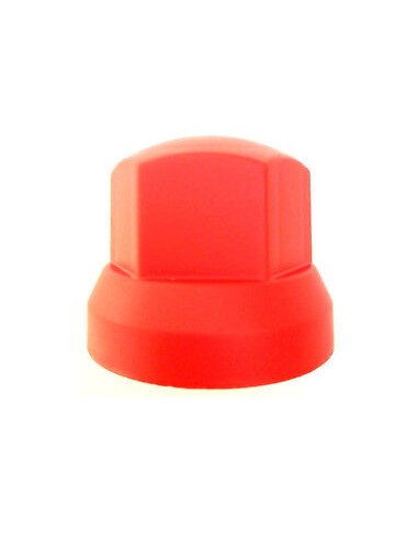 10x Radmutterkappen Ø32 mm Rot Radmutterabdeckung Radmutterschutz Kappe LKW