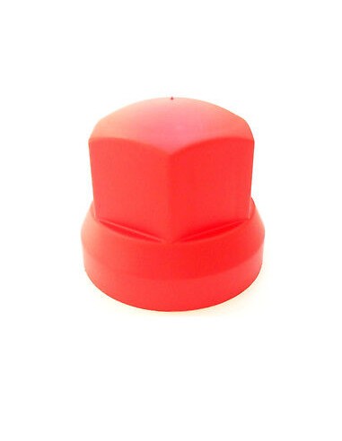 10x Radmutterkappen Ø32 mm Rot Radmutterabdeckung Radmutterschutz Kappe LKW