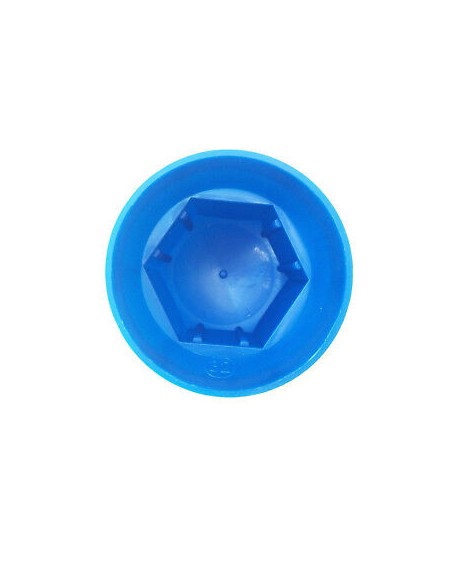 60x Radmutterkappen Ø32 mm Blau Radmutterabdeckung Radmutterschutz Kappe LKW