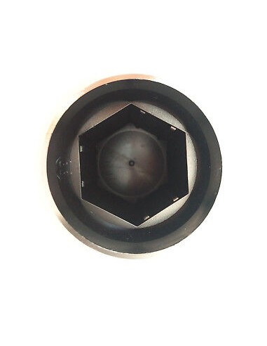20x Radmutterkappen Ø33 mm Chrom Radmutterabdeckung Radmutterschutz Kappe LKW