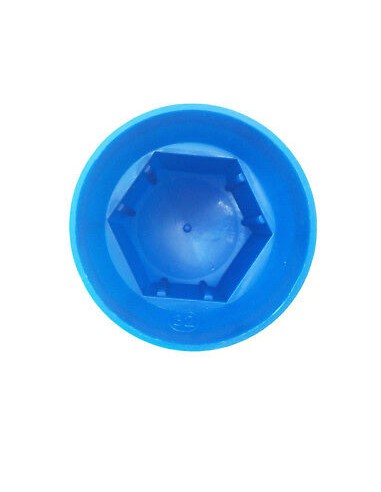 10x Blau Radmutterkappen Ø32 mm Radmutterabdeckung Radmutterschutz Kappe LKW