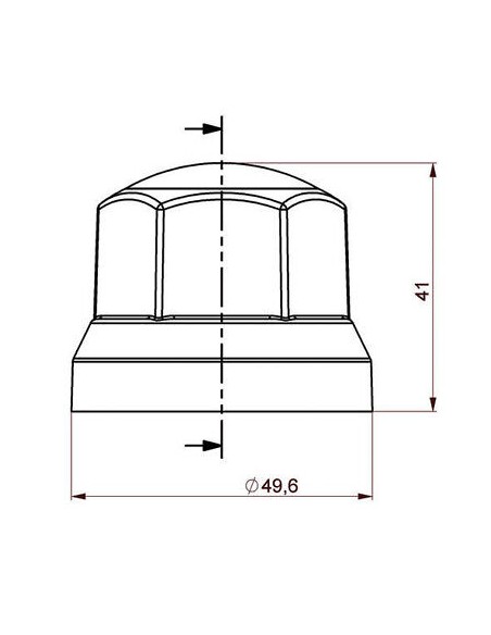 10x Blau Radmutterkappen Ø32 mm Radmutterabdeckung Radmutterschutz Kappe LKW