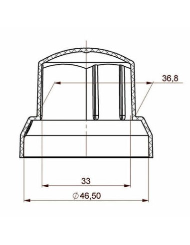 20x Radmutterkappen Ø33 mm Grau Radmutterabdeckung Radmutterschutz Kappe LKW
