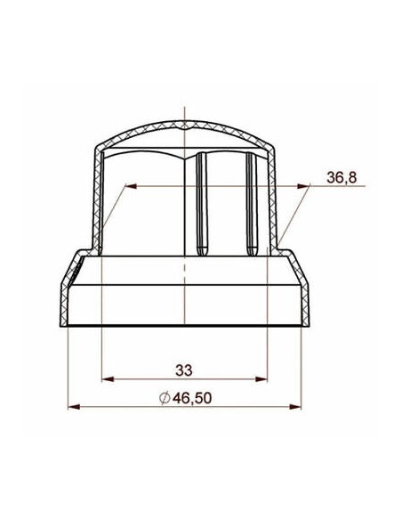 20x Radmutterkappen Ø33 mm Grau Radmutterabdeckung Radmutterschutz Kappe LKW