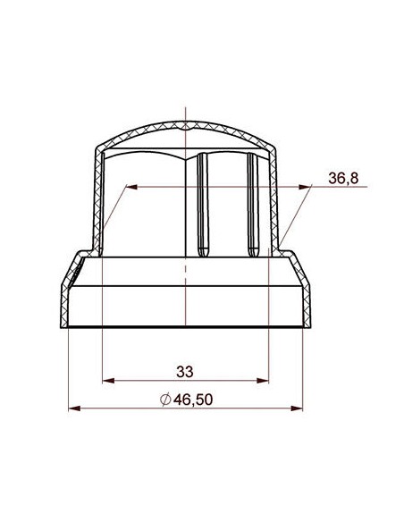 10x Radmutterkappen Ø33 mm Grau Radmutterabdeckung Radmutterschutz Kappe LKW