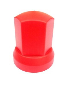 60x Rot Radmutterkappen Ø32 mm Radmutterabdeckung Radmutterschutz Kappe LKW