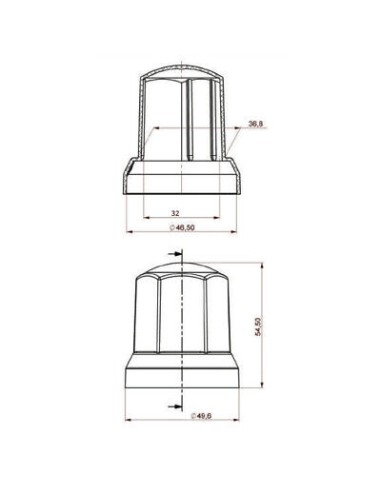 60x Rot Radmutterkappen Ø32 mm Radmutterabdeckung Radmutterschutz Kappe LKW