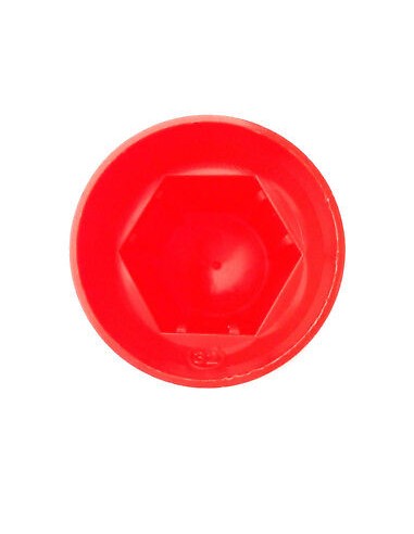 20x Radmutterkappen Ø32 mm Rot Radmutterabdeckung Radmutterschutz Kappe LKW